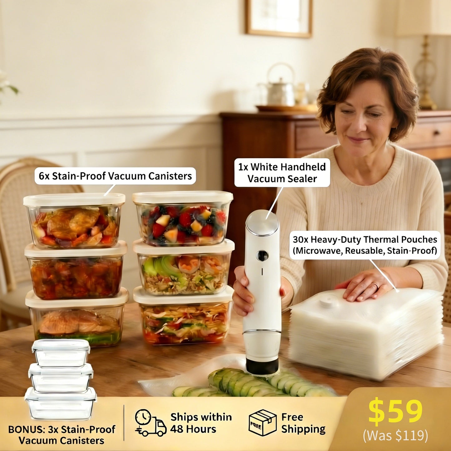 EasyHomey™ Handheld Vacuum Sealing Storage Kit
