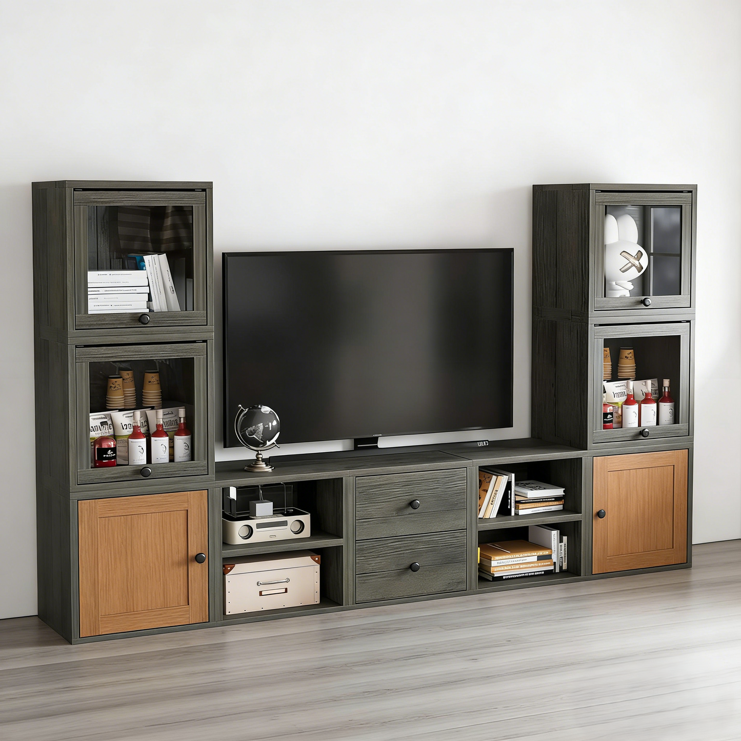 Modular 2-Drawer Storage Cube (Mix-and-Match Cabinet)