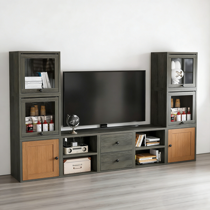 Modular 2-Drawer Storage Cube (Mix-and-Match Cabinet)