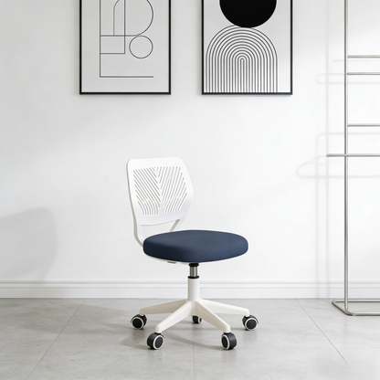 Ergonomic Low-Back Task Chair with Wheels