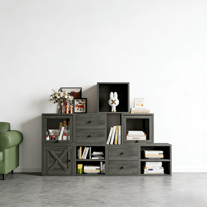 Modular 2-Drawer Storage Cube (Mix-and-Match Cabinet)