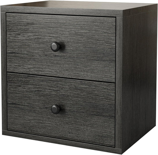 Modular 2-Drawer Storage Cube (Mix-and-Match Cabinet)