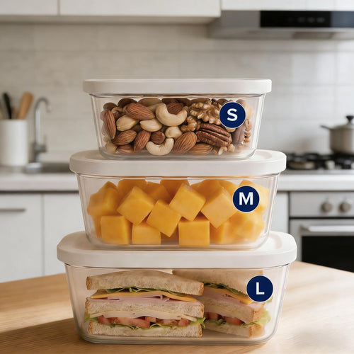 Vacuum-Seal Glass Food Storage Set